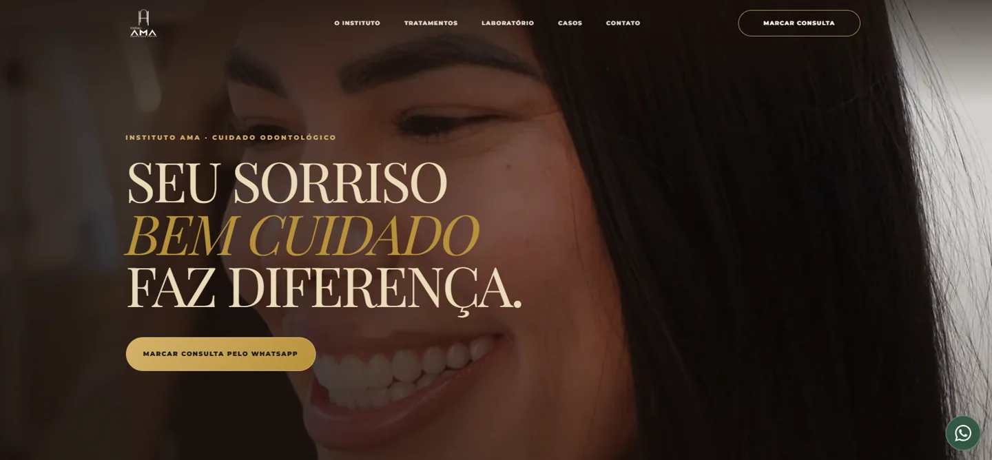 Site Instituto AMA, Sento Sé